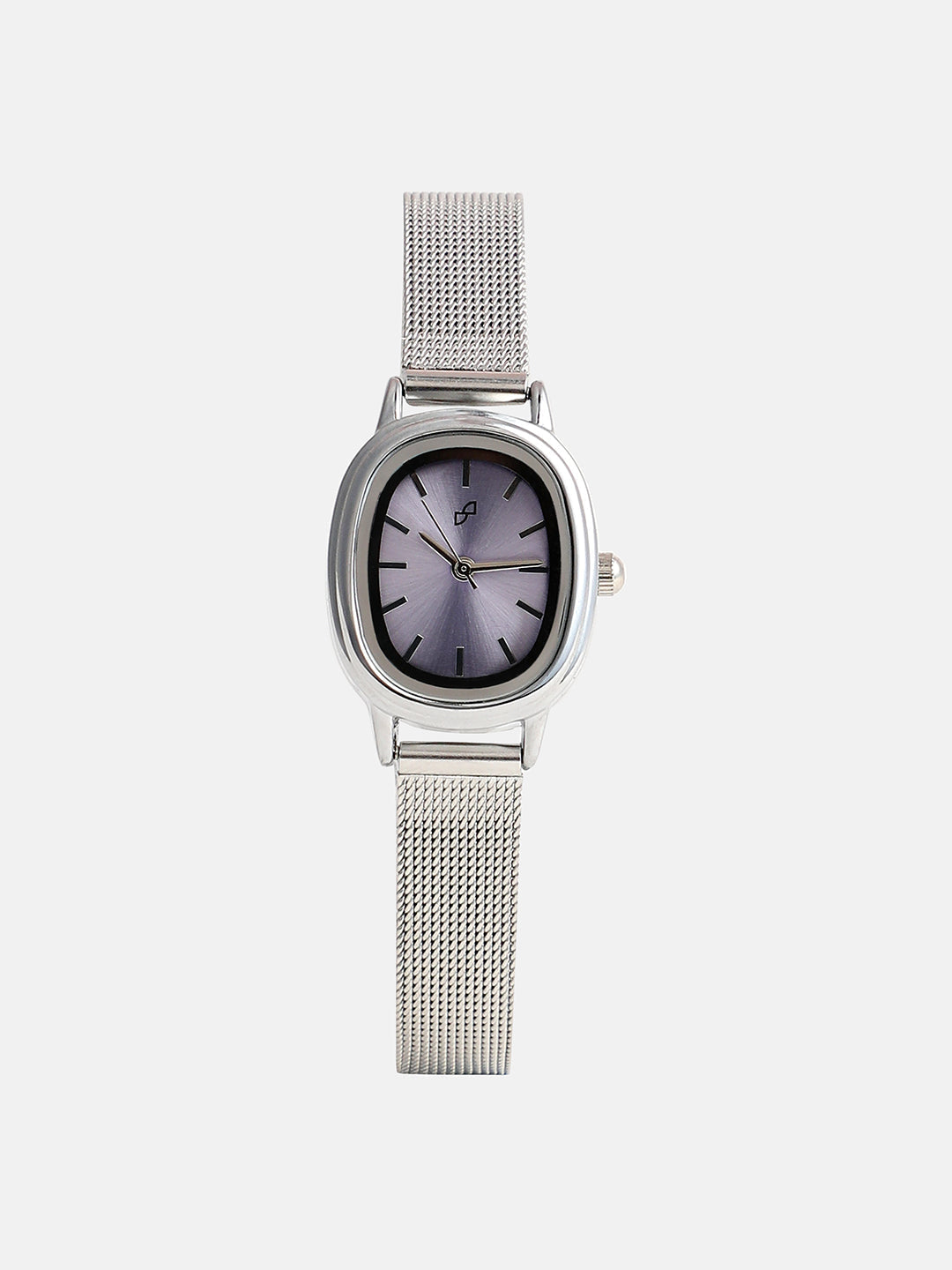 The Cosmopolis Mesh Rectangular Watch - Lavender