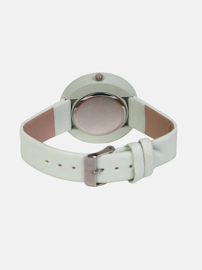 The Off-Duty Round Watch - Mint Green
