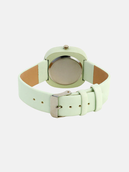 The Off-Duty Cushion Watch - Mint Green