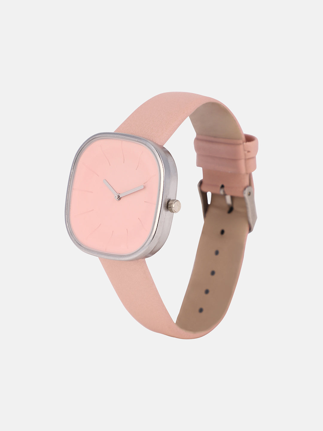 The Off-Duty Cushion Watch - Rouge Pink