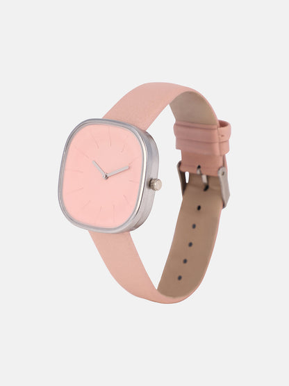 The Off-Duty Cushion Watch - Rouge Pink