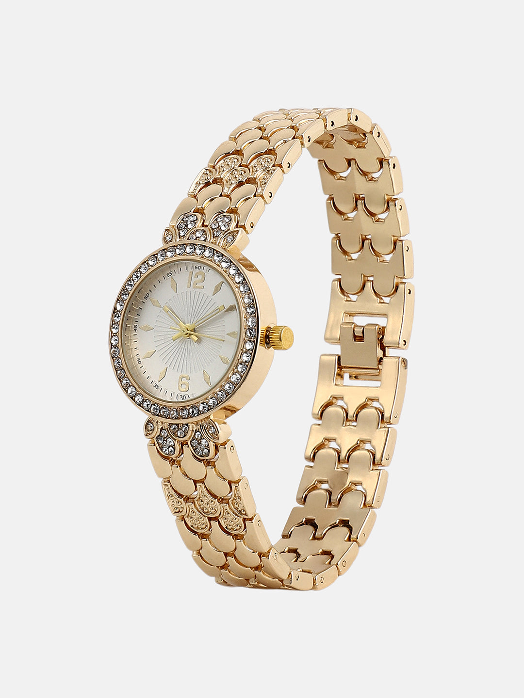 The Scalex Gem Round Watch - Ivory White