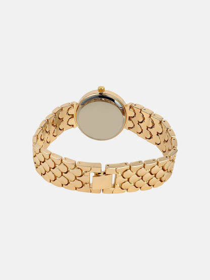 The Scalex Gem Round Watch - Ivory White