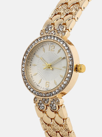 The Scalex Gem Round Watch - Ivory White