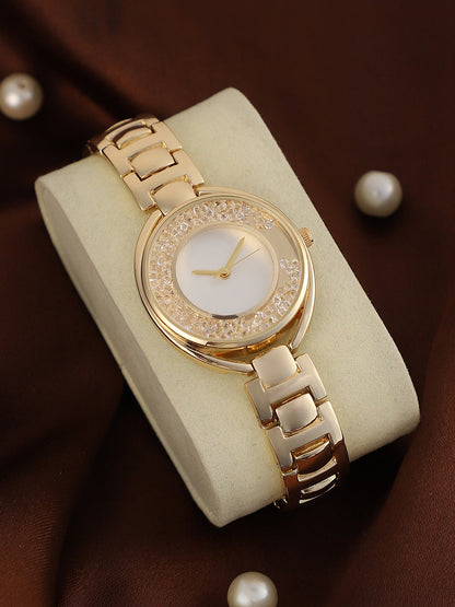 The Crystalized Halo Round Watch