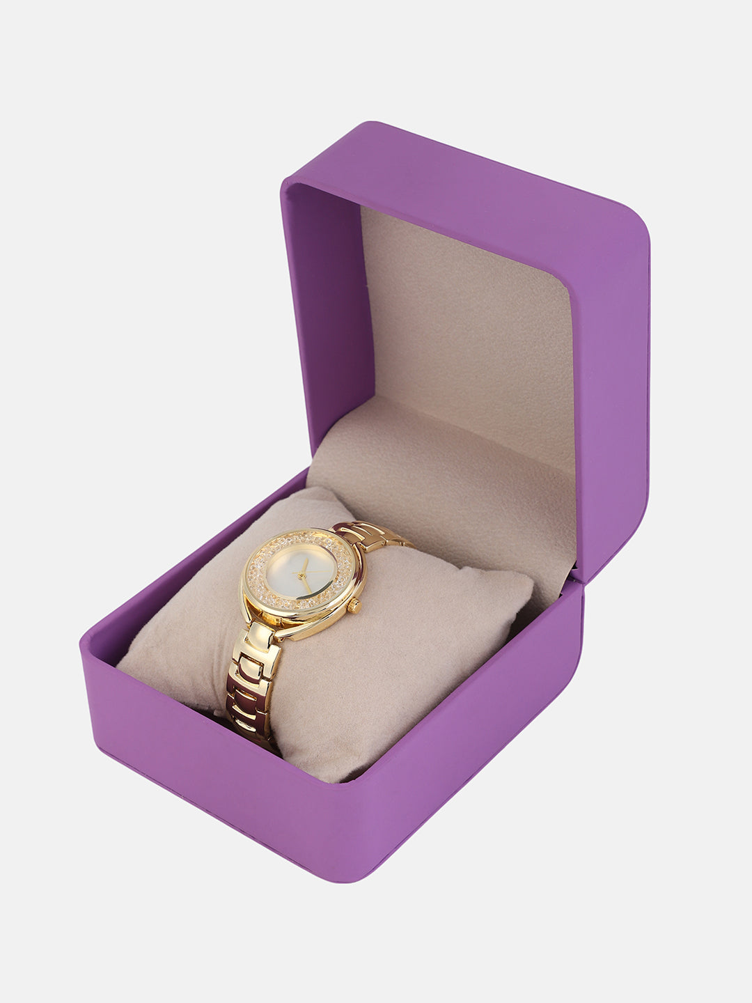 The Crystalized Halo Round Watch