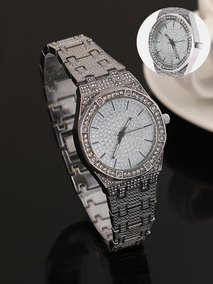 The Verazzi Cushion Watch - Metallic Silver
