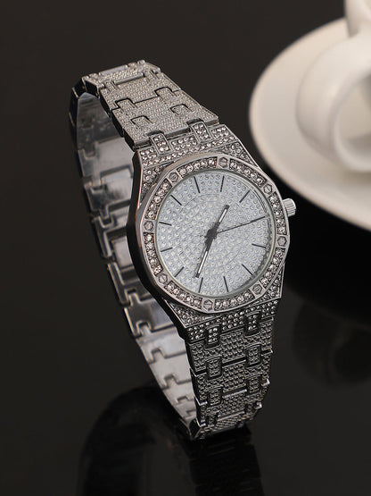 The Verazzi Cushion Watch - Metallic Silver