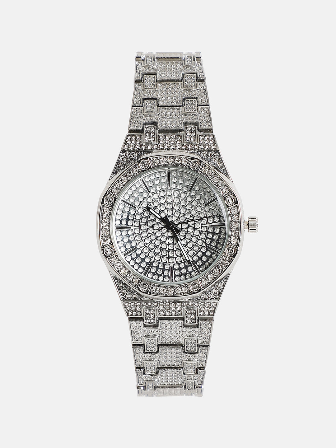 The Verazzi Cushion Watch - Metallic Silver