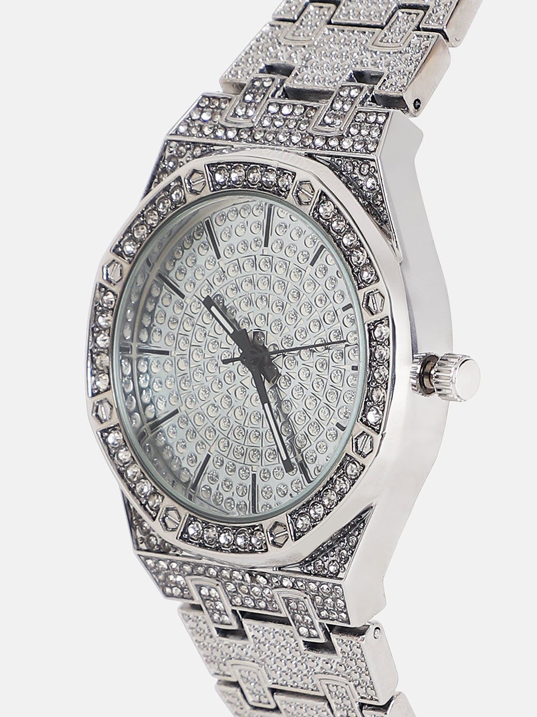 The Verazzi Cushion Watch - Metallic Silver