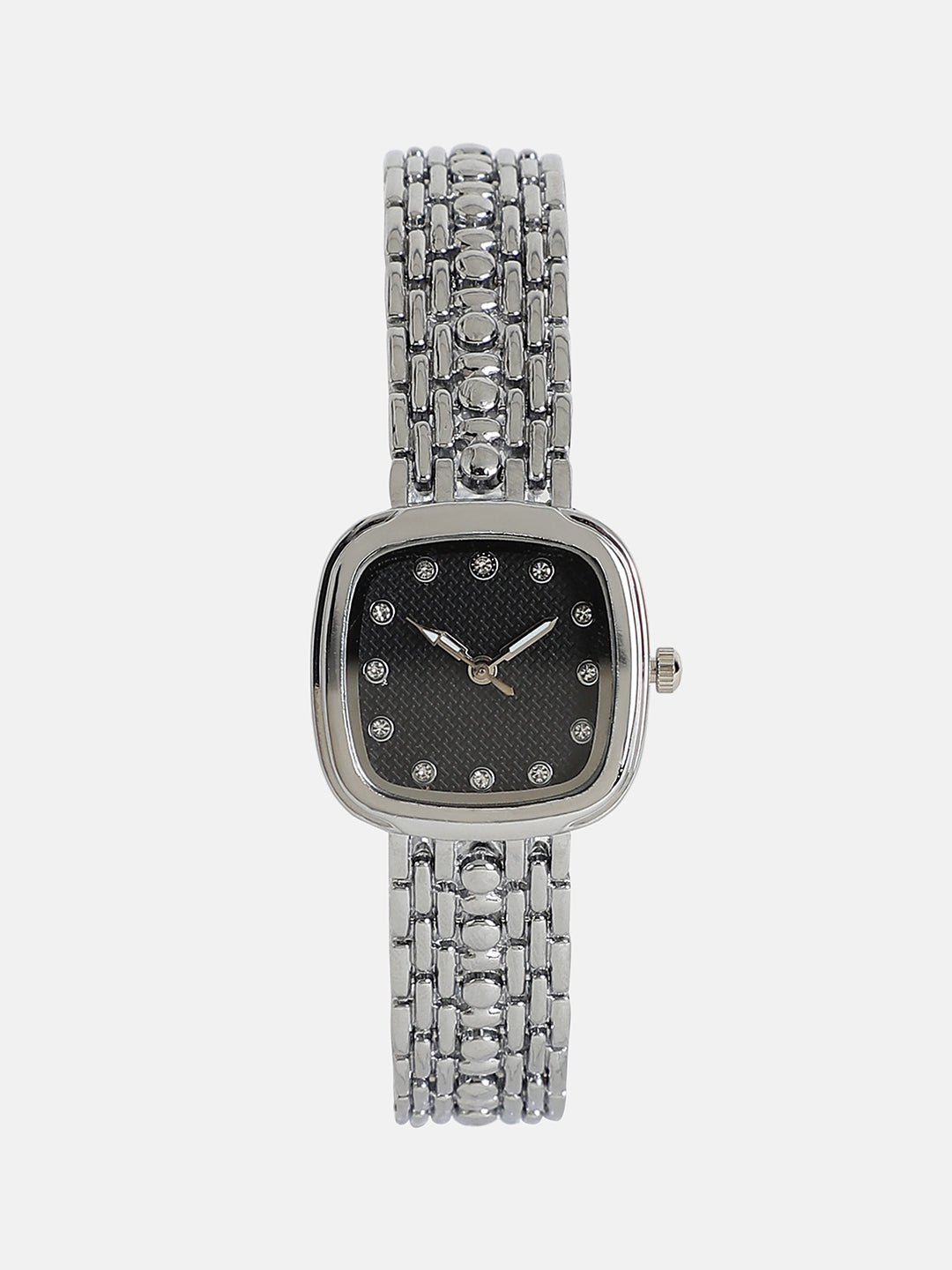 The Amune Square Watch - Metallic Silver