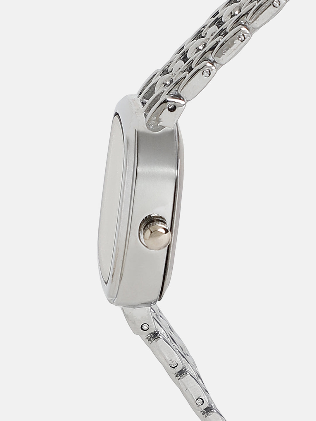 The Amune Square Watch - Metallic Silver