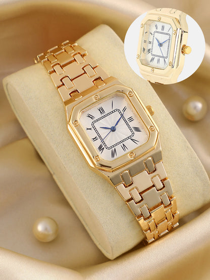 The Torque Roman Square Watch