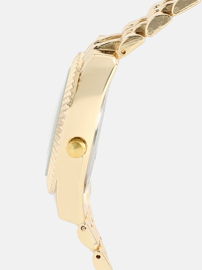 The Ribbed H-Link Round Watch