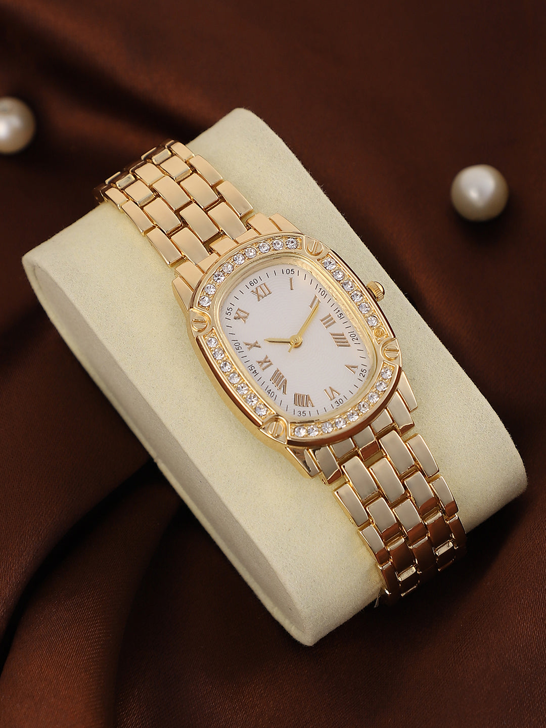 The Roman Torque Oblong Watch