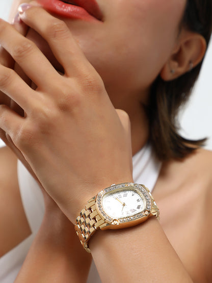 The Roman Torque Oblong Watch