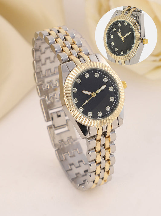 The Ribbed H-Link Round Watch