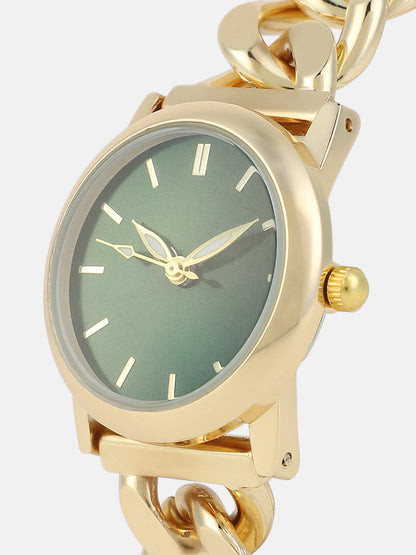 The  Sova Chainlink Round Watch