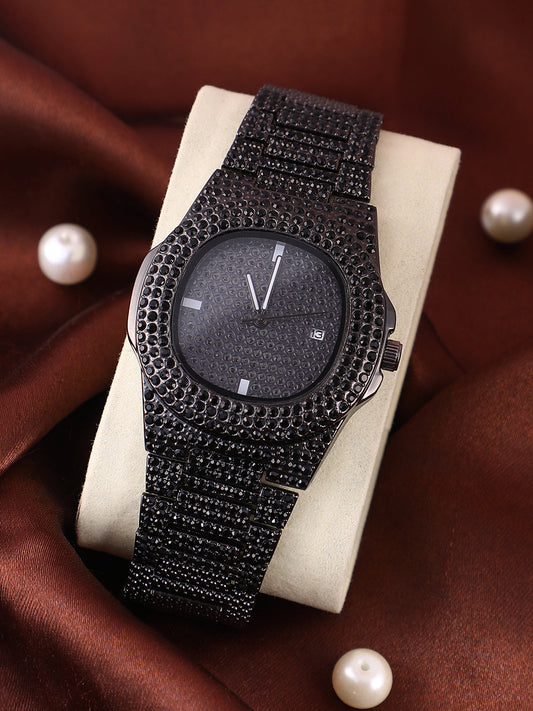 The Bijou Cirqe Cushion Watch - Onyx Black