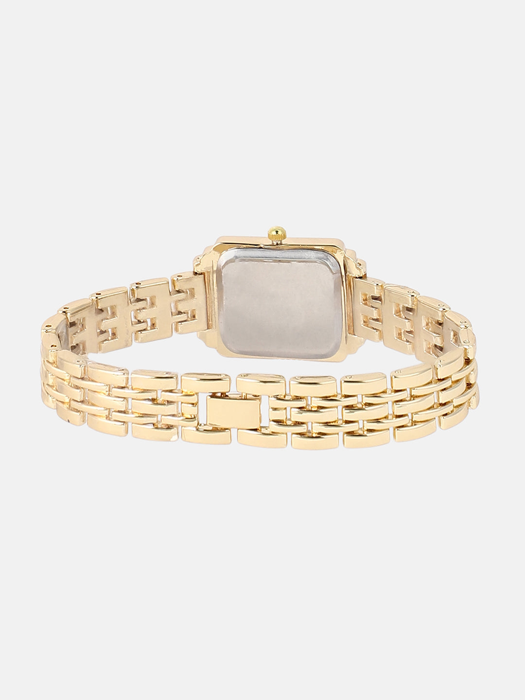 The Victoria Roman Rectangular Watch - California Gold