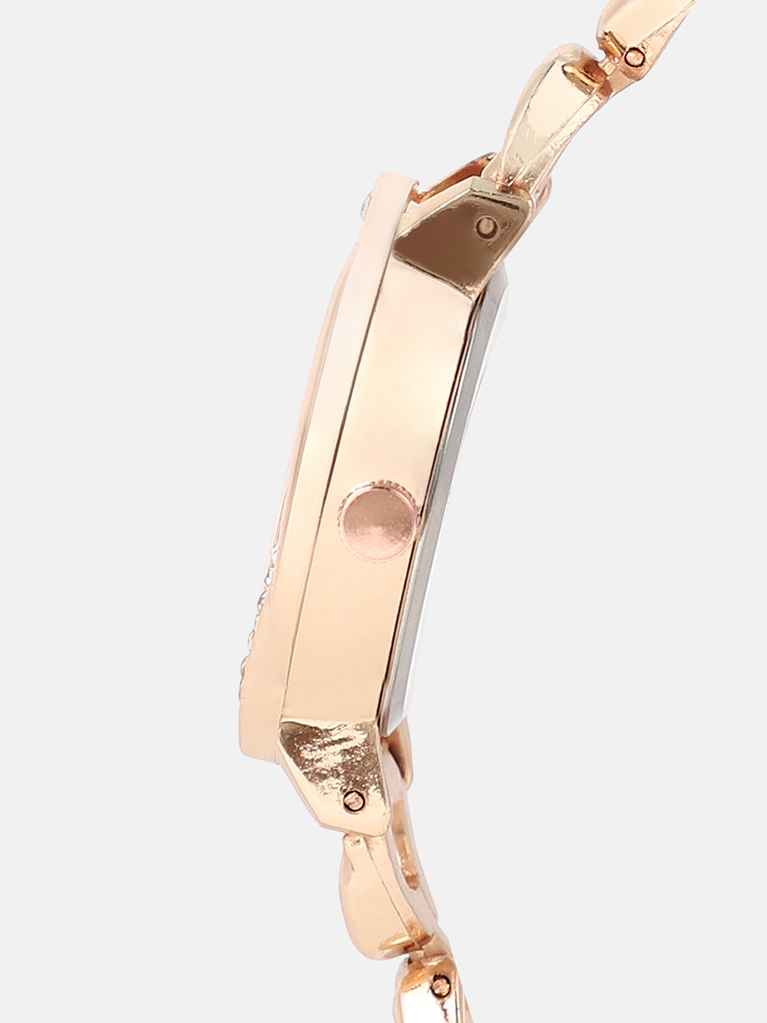 The Luraith-Gem Round Watch - Champayne Gold