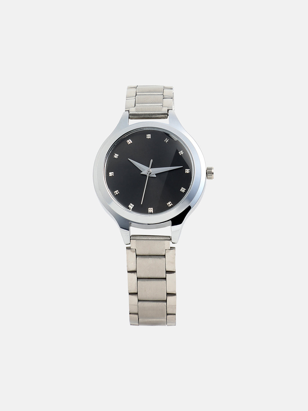 The Everyday Round Watch - Metallic Silver