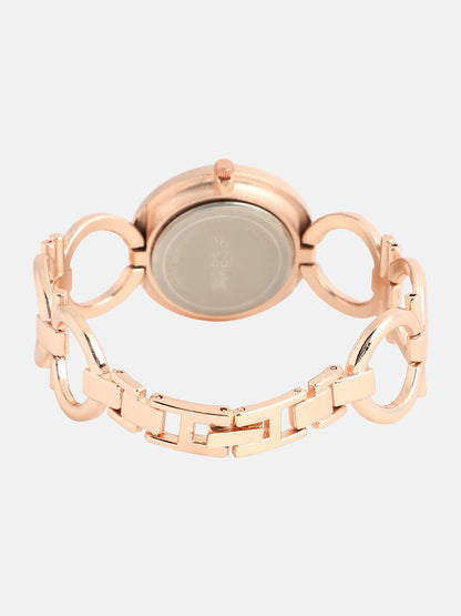 The Roman Orb-Link Round Watch