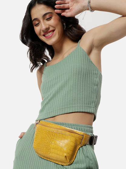 Crocochic Yellow Waist Bag