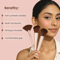 SWISS BEAUTY HEARTISTRY MAKEUP BRUSH SET - PACK OF 12