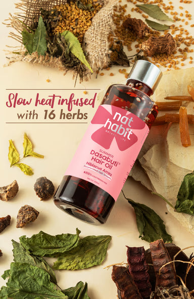 nat Habit Dasabuti Hair Oil - Hibisucus Amla -100ml