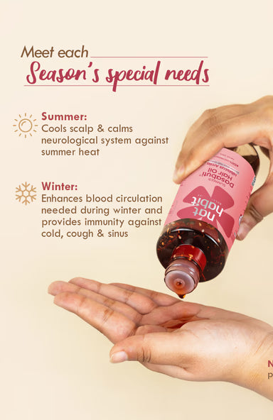 nat Habit Dasabuti Hair Oil - Hibisucus Amla -100ml