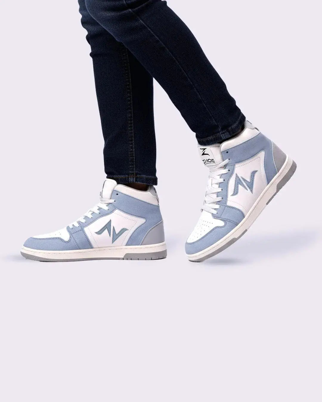 Winterfell High Ankle Blue Sneakers ZHOE
