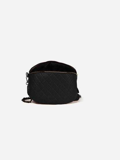 Versa Black Sling Bag   Charme