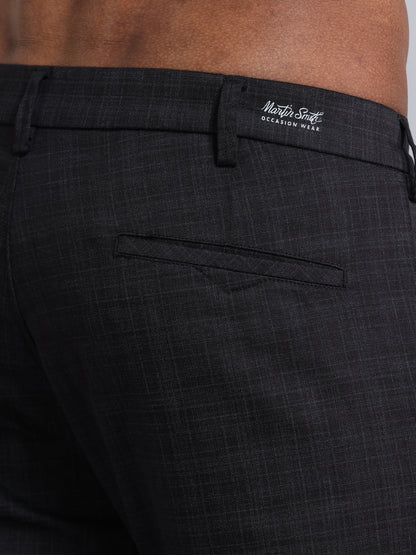 Designer Detailing Charcoal Trouser