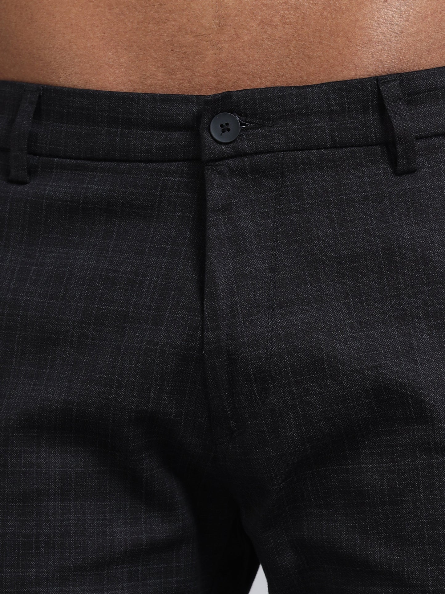 Designer Detailing Charcoal Trouser