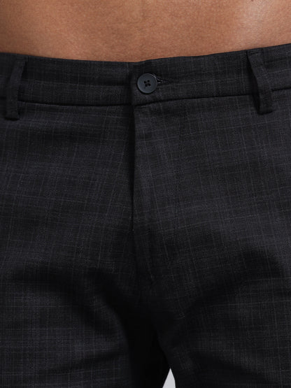 Designer Detailing Charcoal Trouser