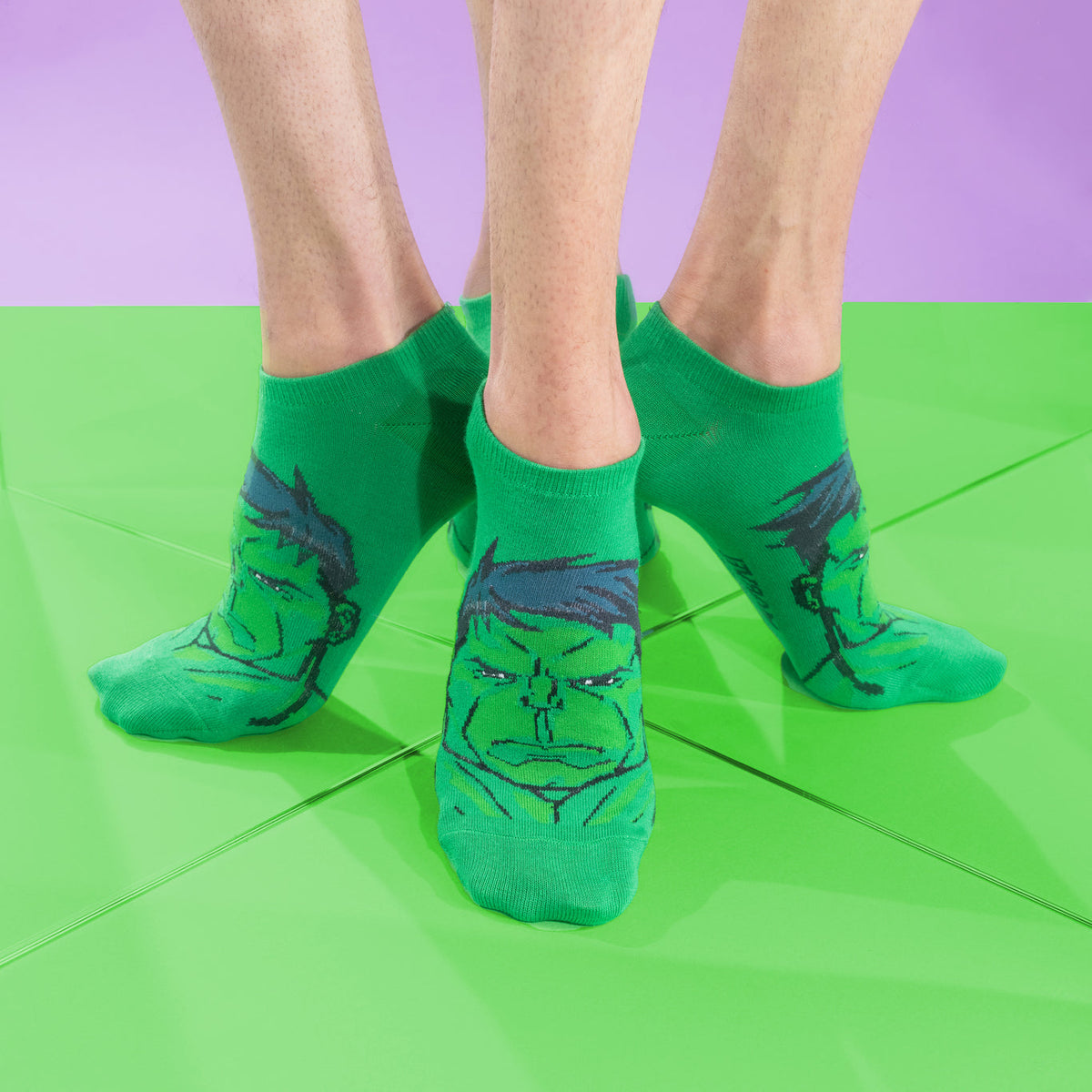 Men’s Marvel Character Themed Ankle Socks SocksXpress