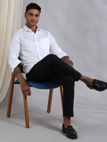 Designer Detailing Charcoal Trouser