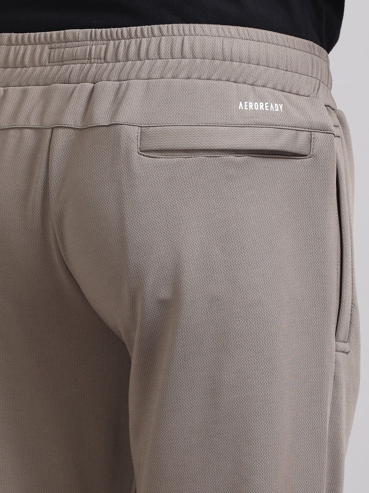 Men Regular Fit Mid-Rise Beige Track Pant