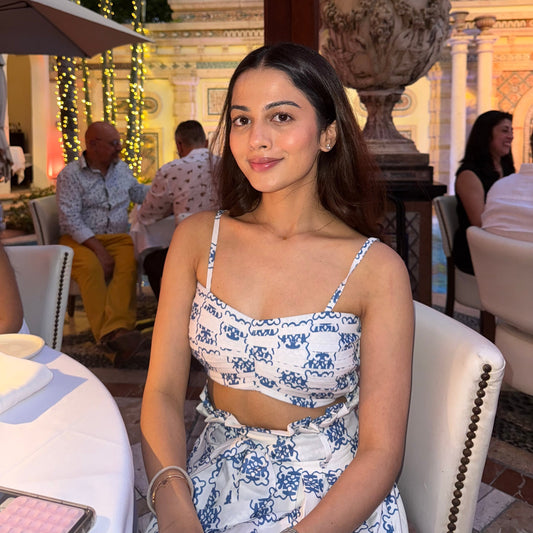 Moroccan Bustier Top