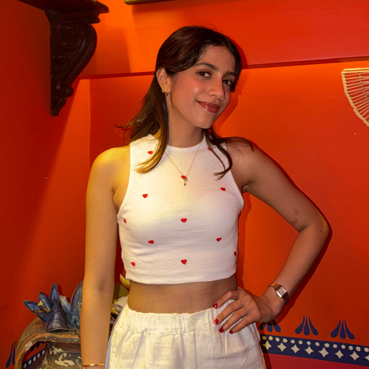 Amore Tank Top (White)