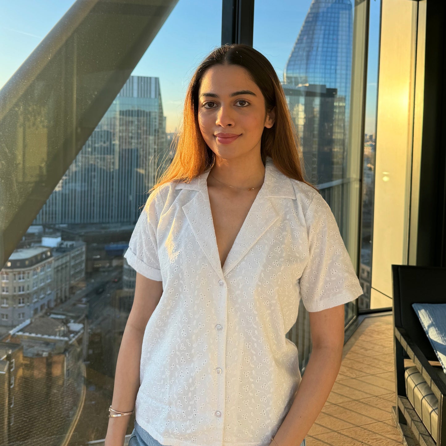 Amelia Schiffli Shirt