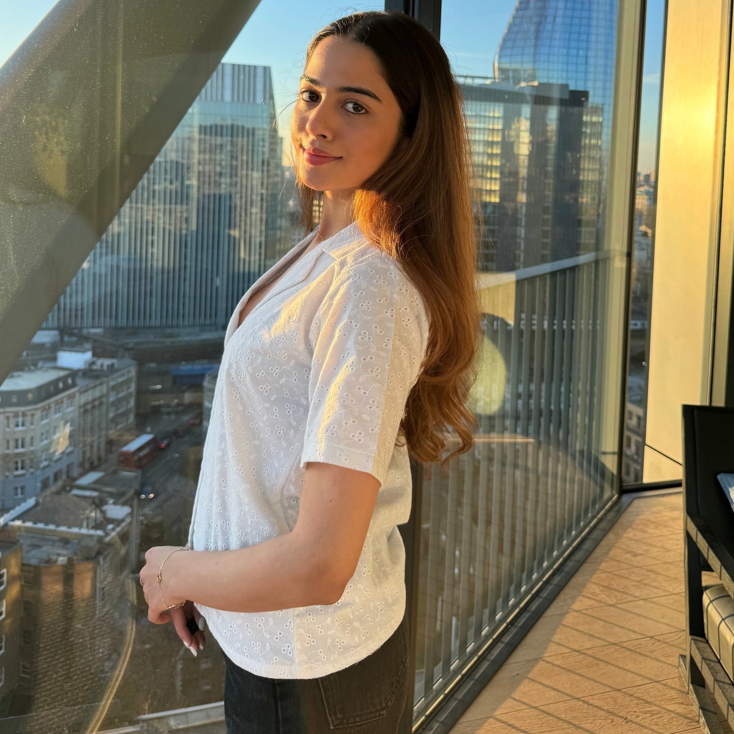 Amelia Schiffli Shirt