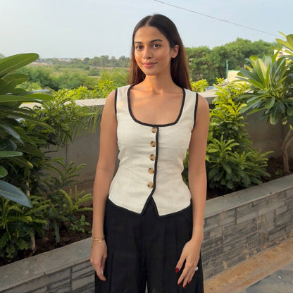 Gaia Vest (Beige)