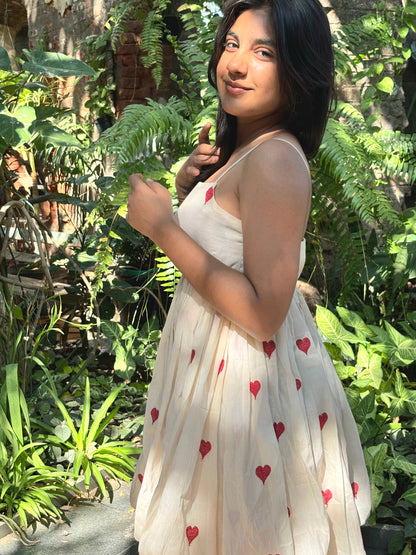 Love Struck Balloon Hem Short Dress