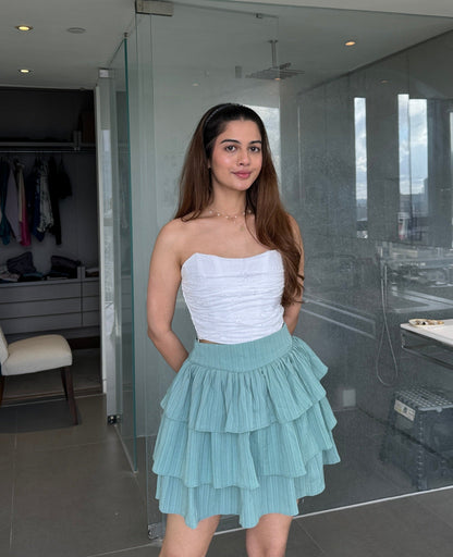 RUFFLE SKIRT