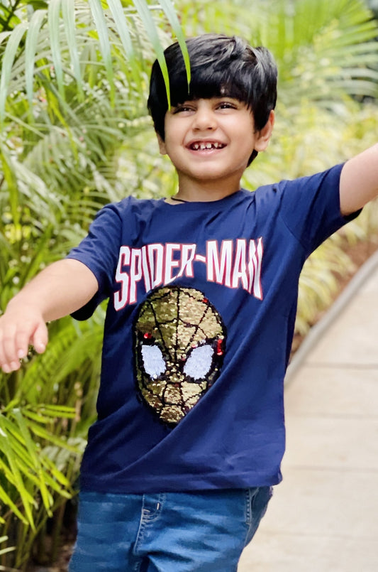 Spider-Man Reversible Sequin Tee