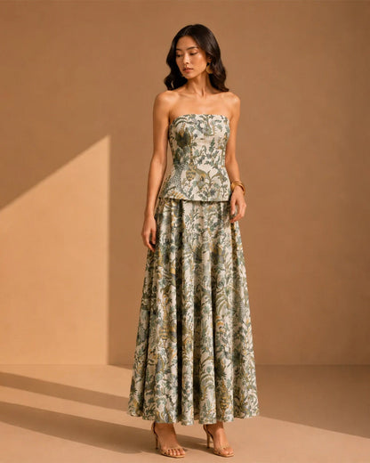 LUNA GARDEN JACQUARD CO-ORD