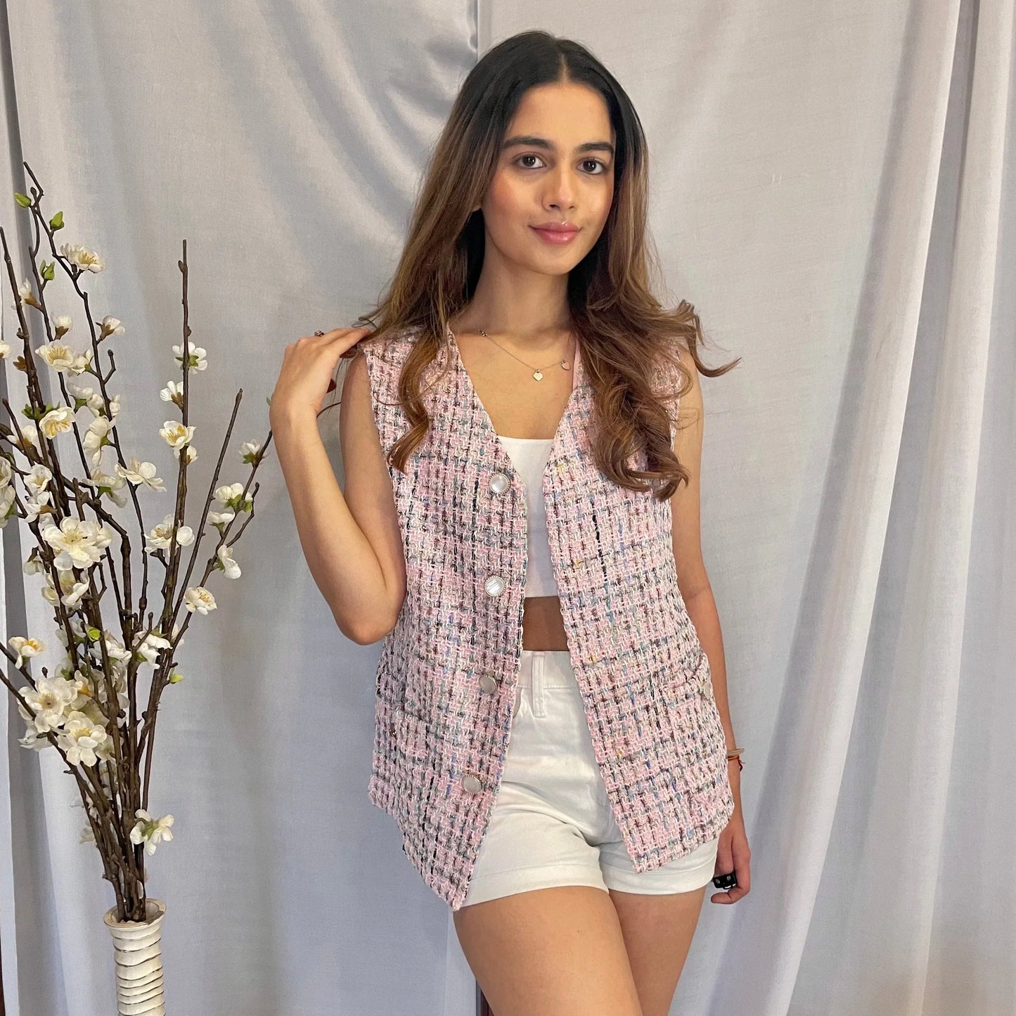 Tweed Vest