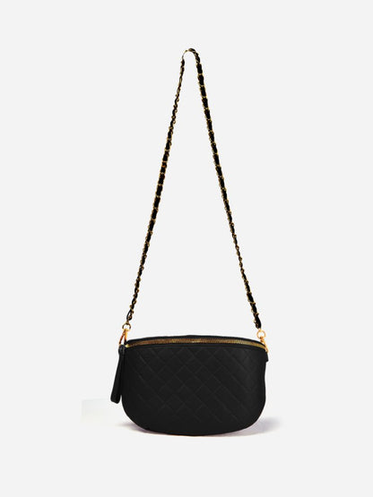 Versa Black Sling Bag   Charme